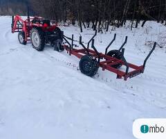 Przyczepa leśna ogrodnicza sadownicza ogrodowa wózek